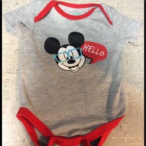 Mickey Mouse 0-3 month Disney Onsie